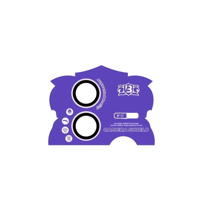 BUĞZ İphone 17 Bilvis Titan Kamera Lens - Lila