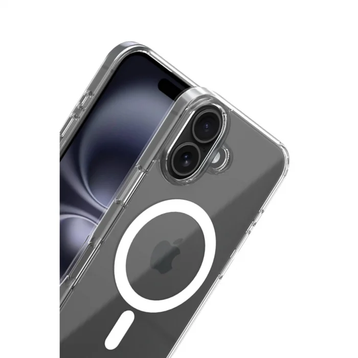 BUĞZ İphone 17 Combo Sert Şeffaf Magsafe Kapak - Şeffaf