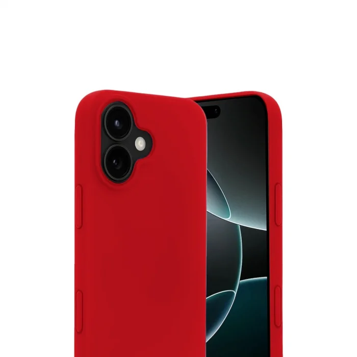 BUĞZ İphone 17 First Silikon - Kırmızı