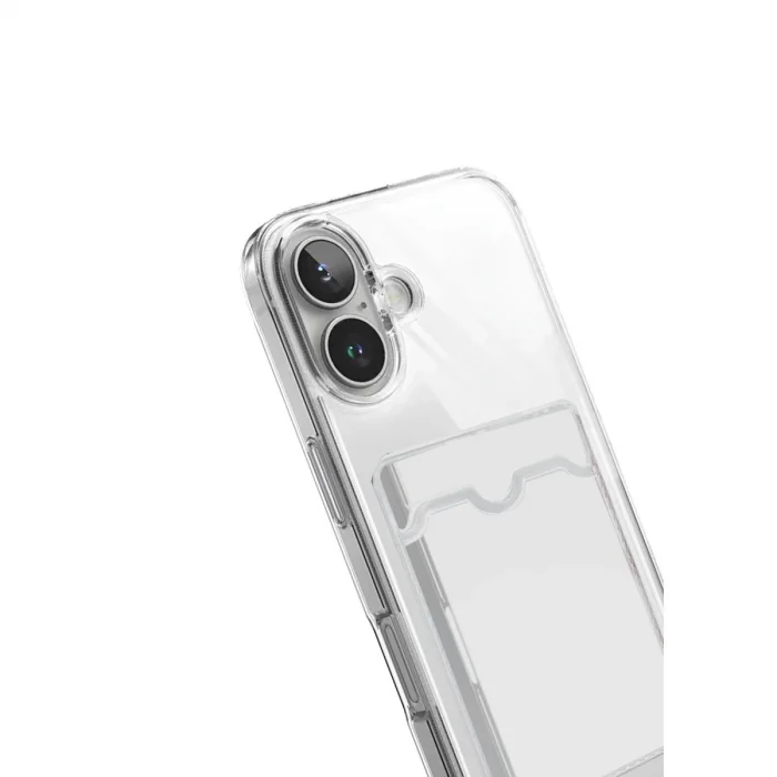 BUĞZ İphone 17 Kart Şeffaf Silikon - Şeffaf