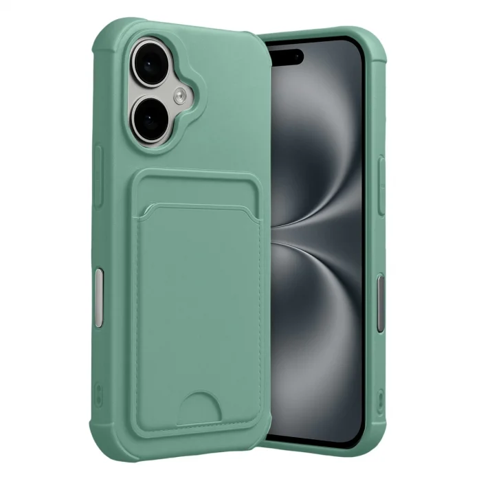 BUĞZ İphone 17 Kelvin Kartvizitli Silikon - Açık Yeşil