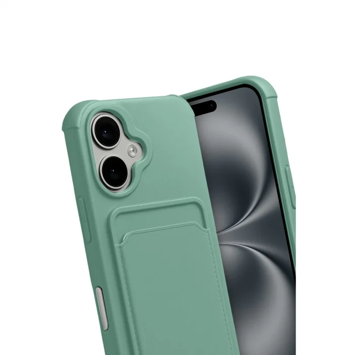 BUĞZ İphone 17 Kelvin Kartvizitli Silikon - Açık Yeşil