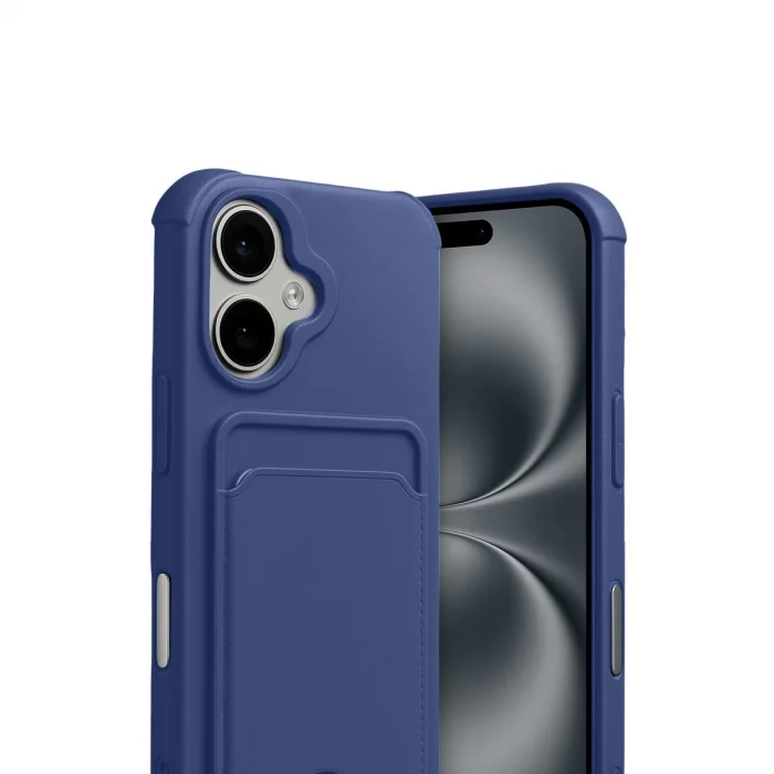 BUĞZ İphone 17 Kelvin Kartvizitli Silikon - Lacivert