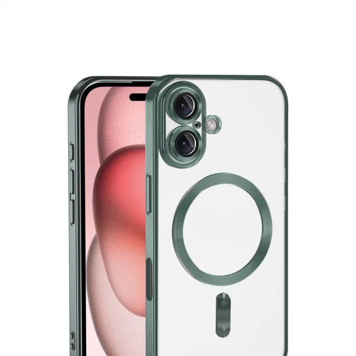 BUĞZ İphone 17 Kross Magneticsafe Kapak - Koyu Yeşil