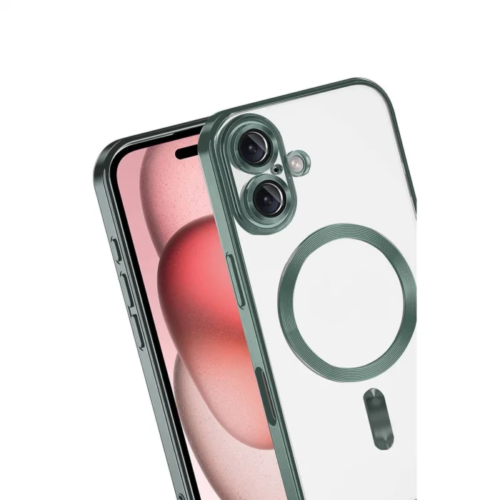 BUĞZ İphone 17 Kross Magneticsafe Kapak - Koyu Yeşil