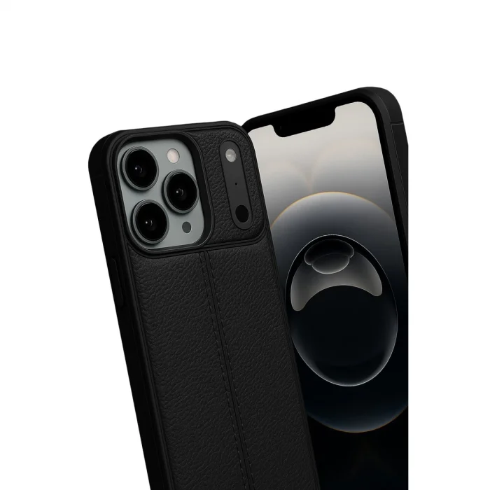 BUĞZ İphone 17 Pro Auto Focus Kapak - Siyah