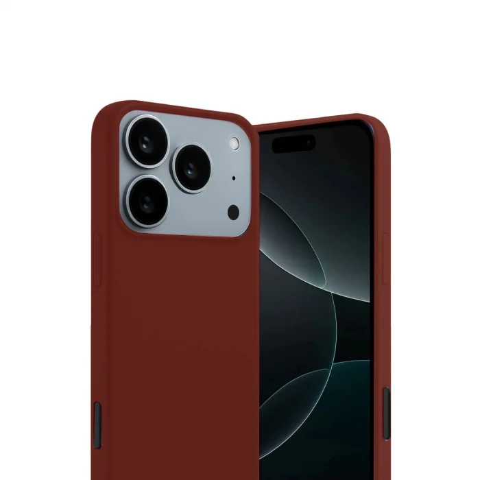 BUĞZ İphone 17 Pro First Silikon - Bordo