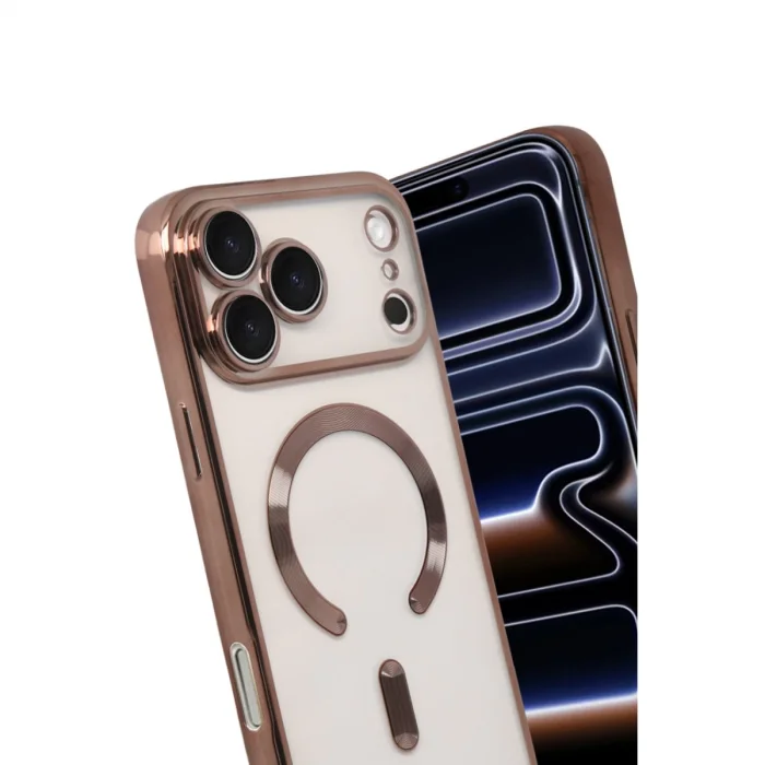 BUĞZ İphone 17 Pro Kross Magneticsafe Kapak - Çöl Titanyum