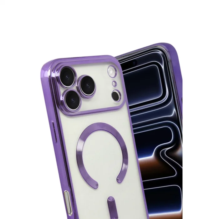 BUĞZ İphone 17 Pro Kross Magneticsafe Kapak - Mor