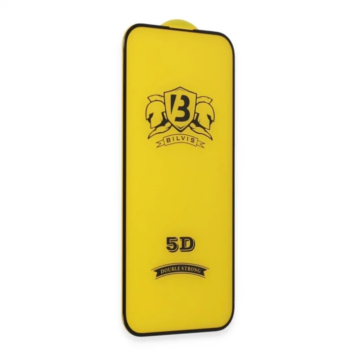 BUĞZ İphone 17 Pro Max Bilvis 3d Cam Ekran Koruyucu - Siyah