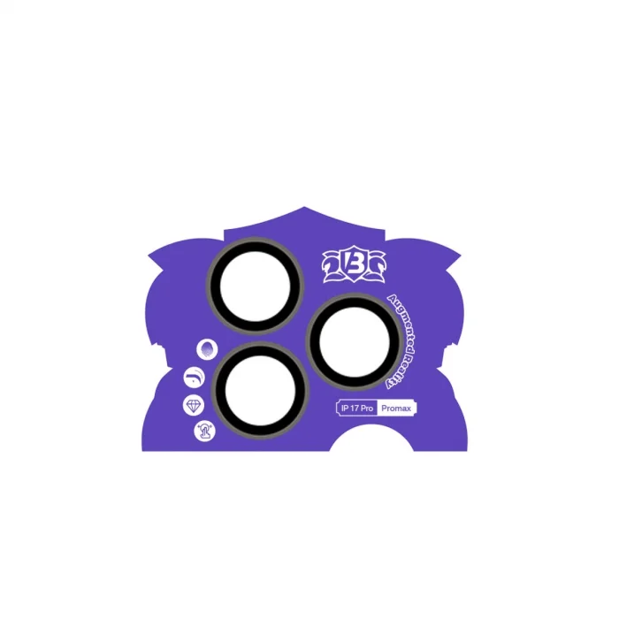 BUĞZ İphone 17 Pro Max Bilvis Titan Kamera Lens - Natural Grey