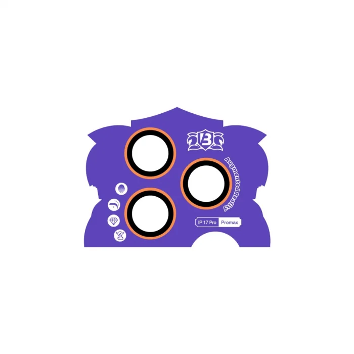 BUĞZ İphone 17 Pro Max Bilvis Titan Kamera Lens - Turuncu