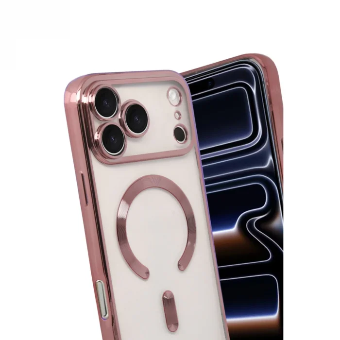 BUĞZ İphone 17 Pro Max Kross Magneticsafe Kapak - Rose
