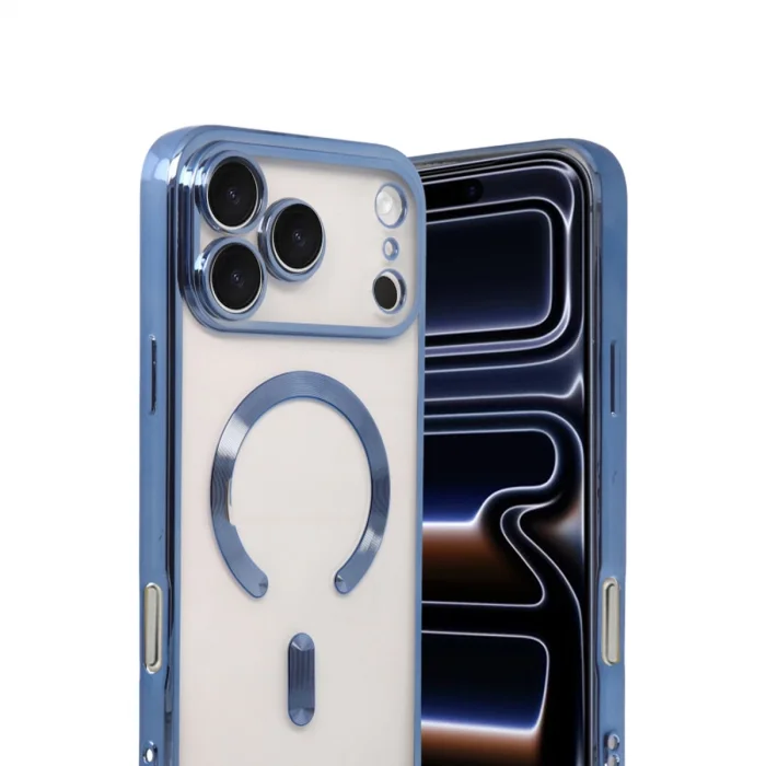 BUĞZ İphone 17 Pro Max Kross Magneticsafe Kapak - Sierra Blue