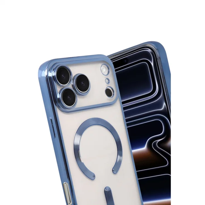 BUĞZ İphone 17 Pro Max Kross Magneticsafe Kapak - Sierra Blue