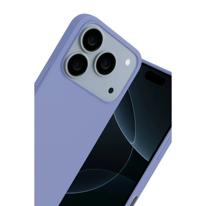 BUĞZ İphone 17 Pro Max Nano İçi Kadife Silikon - Lila