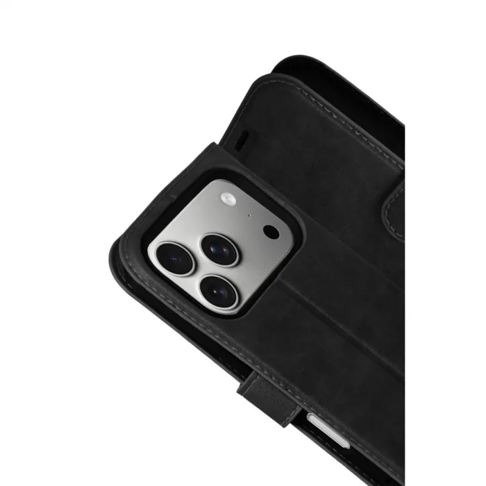 BUĞZ İphone 17 Pro Max Trend S Plus Kapaklı Kılıf - Siyah