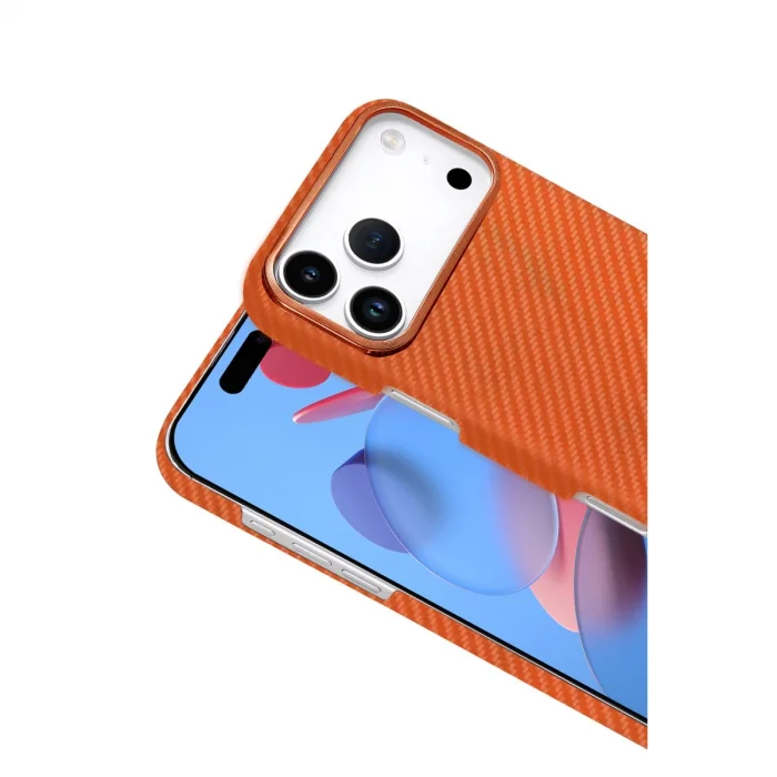 BUĞZ İphone 17 Pro Max Vega Magsafe Kapak - Turuncu