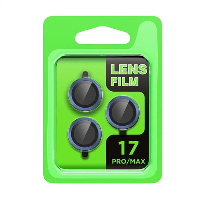 BUĞZ İphone 17 Pro Raze Metal Kamera Lens - Koyu Mavi