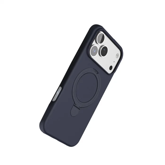BUĞZ İphone 17 Pro Regal Magsafe Standlı Kapak - Lacivert