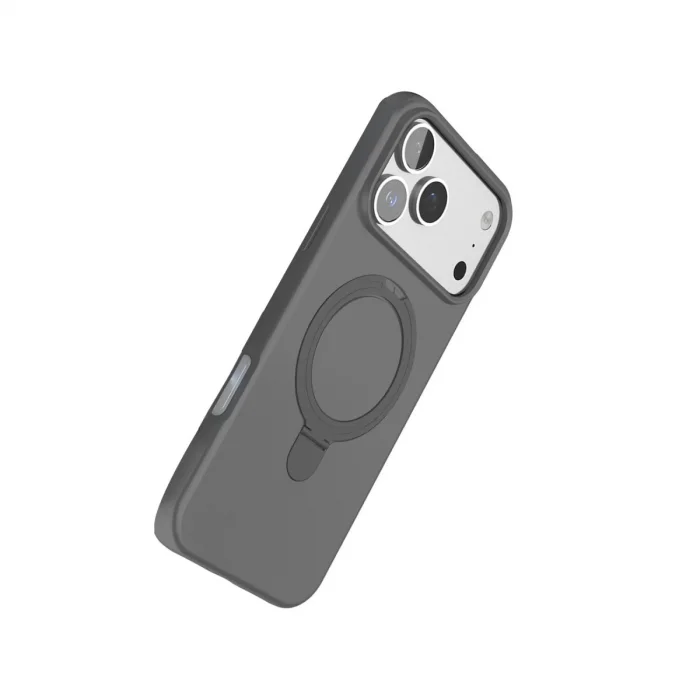 BUĞZ İphone 17 Pro Regal Magsafe Standlı Kapak - Titan Gri