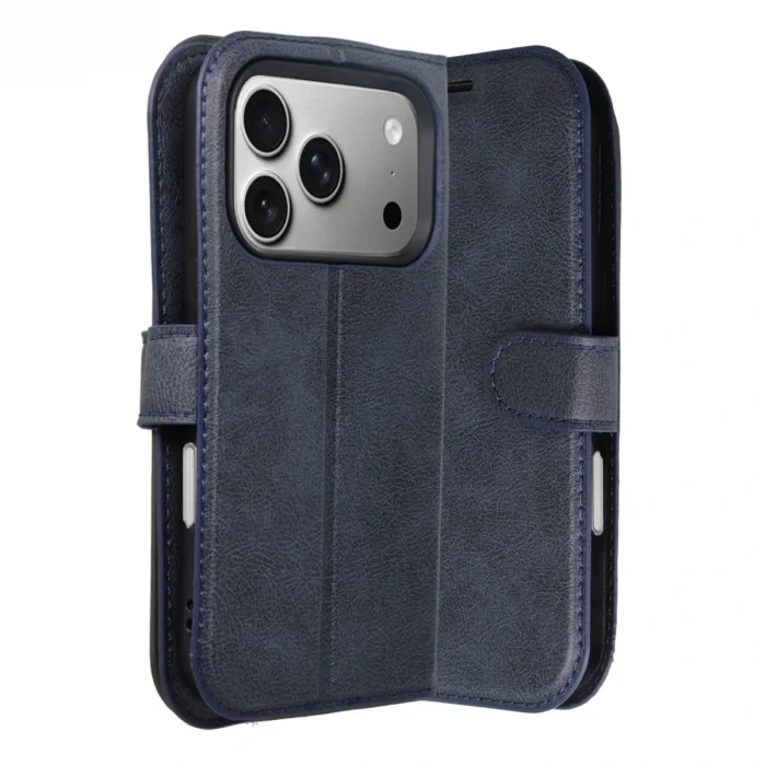 BUĞZ İphone 17 Pro Trend S Plus Kapaklı Kılıf - Lacivert