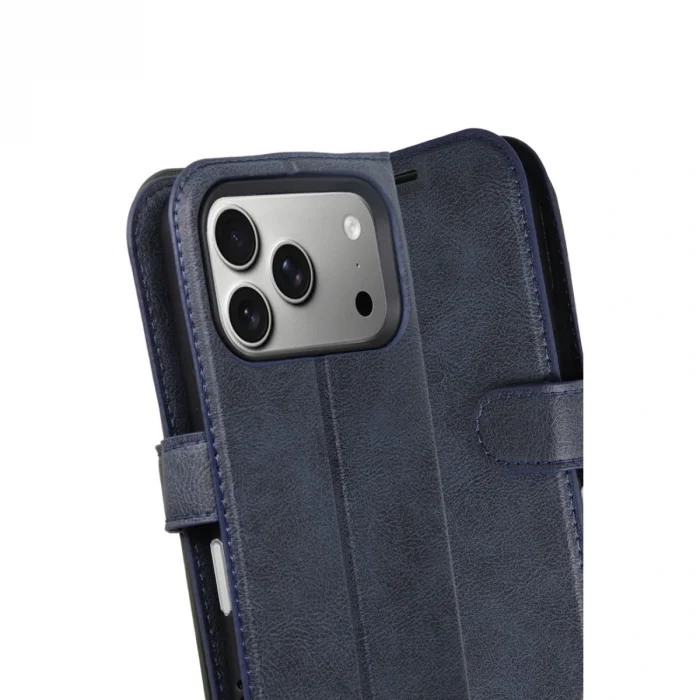 BUĞZ İphone 17 Pro Trend S Plus Kapaklı Kılıf - Lacivert