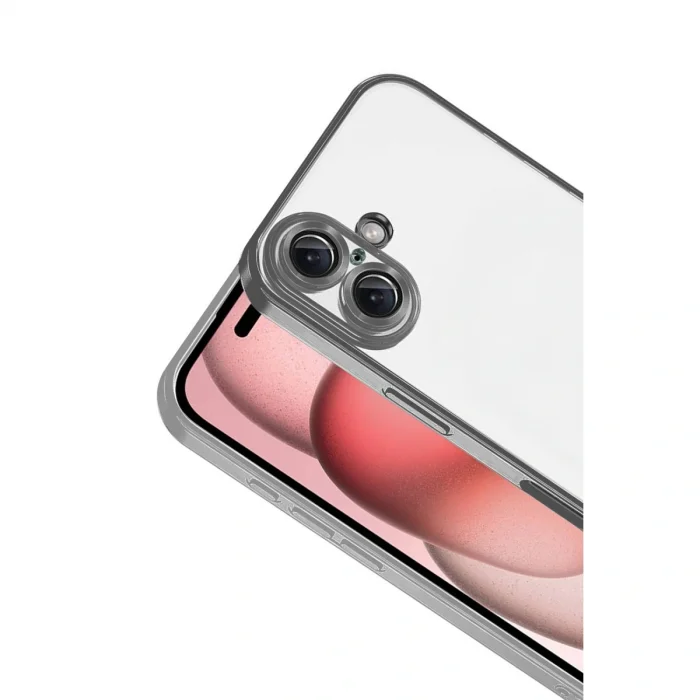 BUĞZ İphone 17 Razer Lensli Silikon - Titan Gri