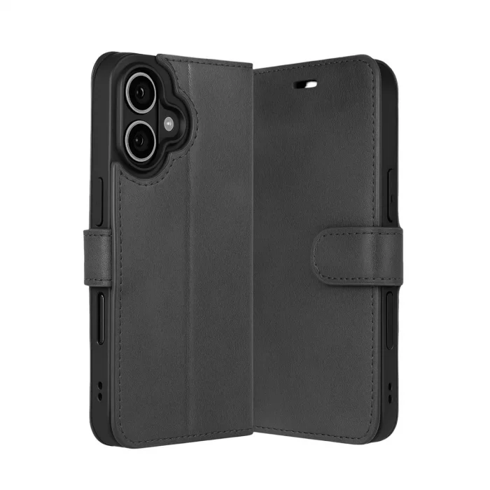 BUĞZ İphone 17 Trend S Plus Kapaklı Kılıf - Siyah