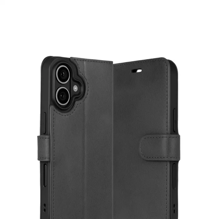 BUĞZ İphone 17 Trend S Plus Kapaklı Kılıf - Siyah