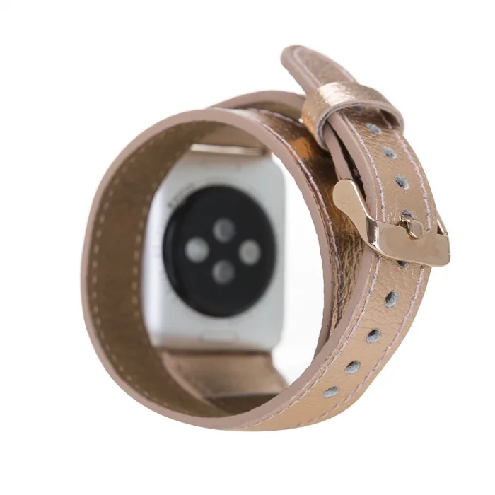  Apple Watch Uyumlu Deri Kordon 38-40-41mm DT RG2
