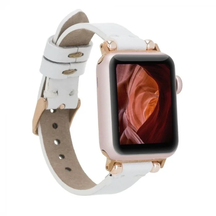  Apple Watch Uyumlu Deri Kordon 38-40-41mm Ferro F3
