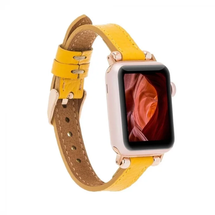  Apple Watch Uyumlu Deri Kordon 38-40-41mm Ferro FL12
