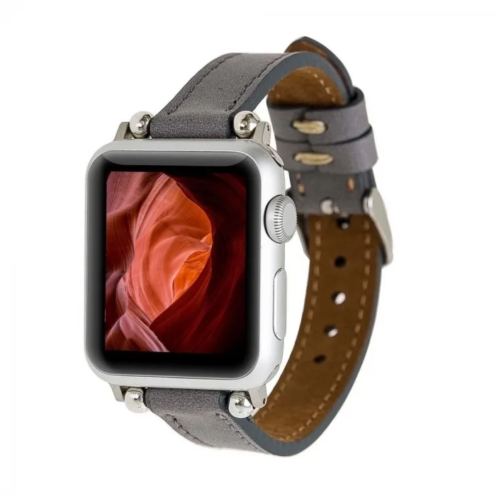  Apple Watch Uyumlu Deri Kordon 38-40-41mm Ferro RST9