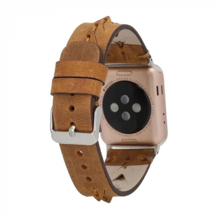  Apple Watch Uyumlu Deri Kordon 38-40-41mm G19 Boras