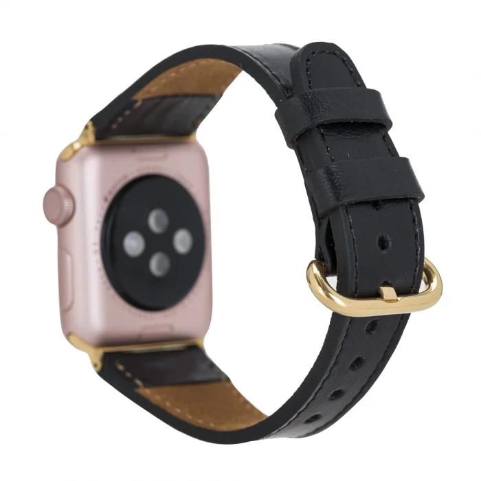  Apple Watch Uyumlu Deri Kordon 38-40-41mm ROM RST1