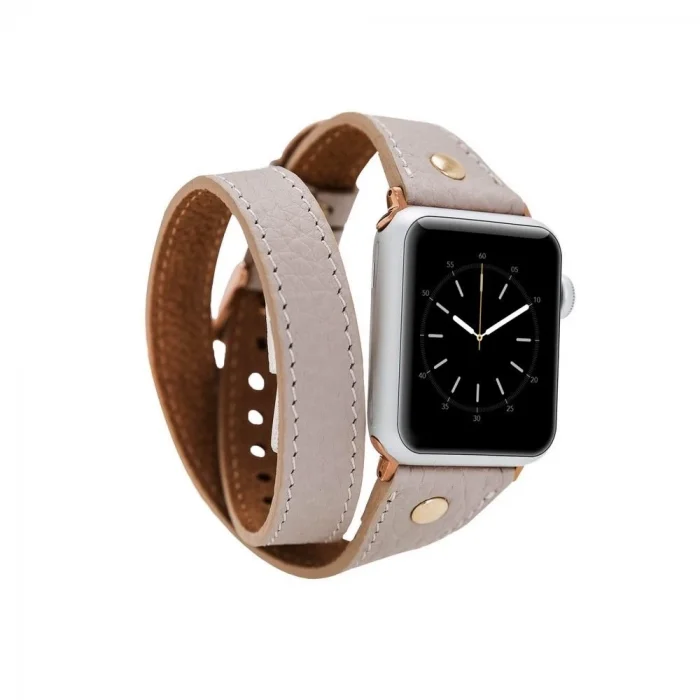  Apple Watch Uyumlu Deri Kordon 38-40-41mm Slim DTGT ERC3