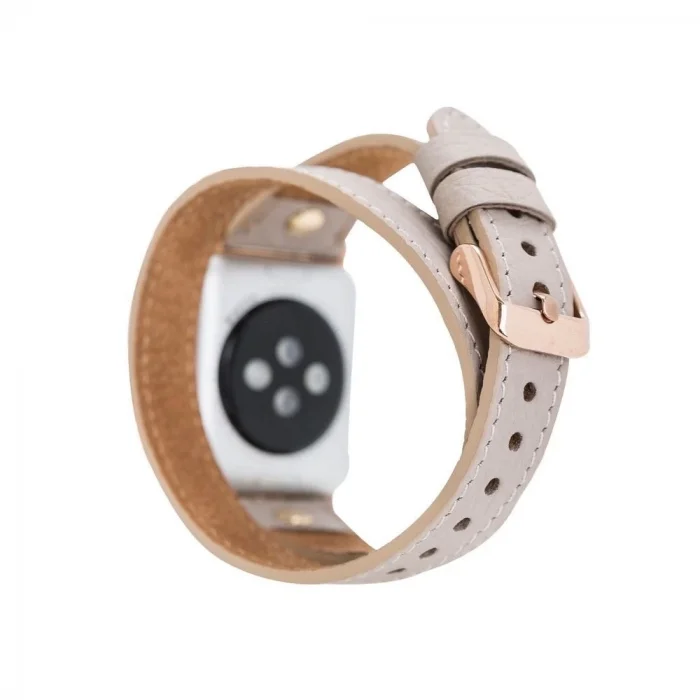  Apple Watch Uyumlu Deri Kordon 38-40-41mm Slim DTGT ERC3