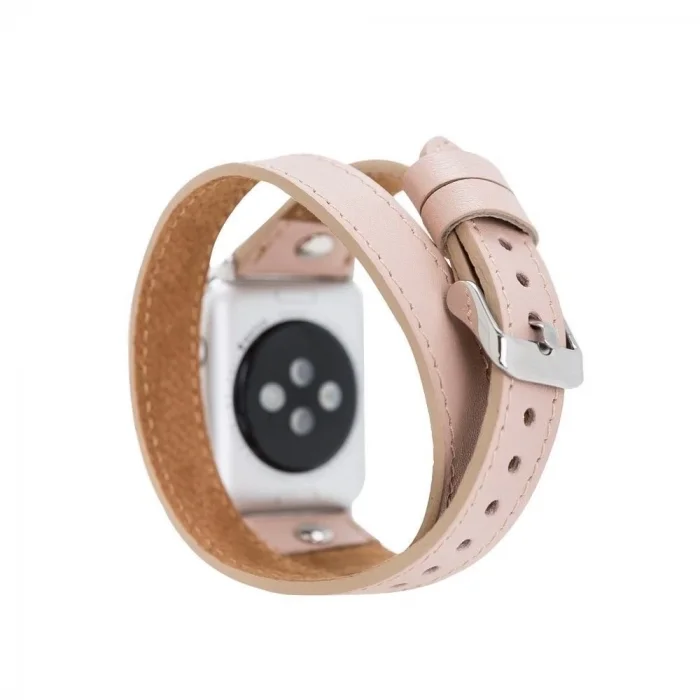 Apple Watch Uyumlu Deri Kordon 38-40-41mm Slim DTST NU1