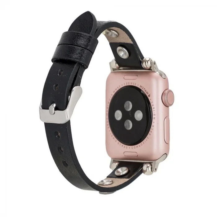  Apple Watch Uyumlu Deri Kordon 38-40-41mm TR RST1