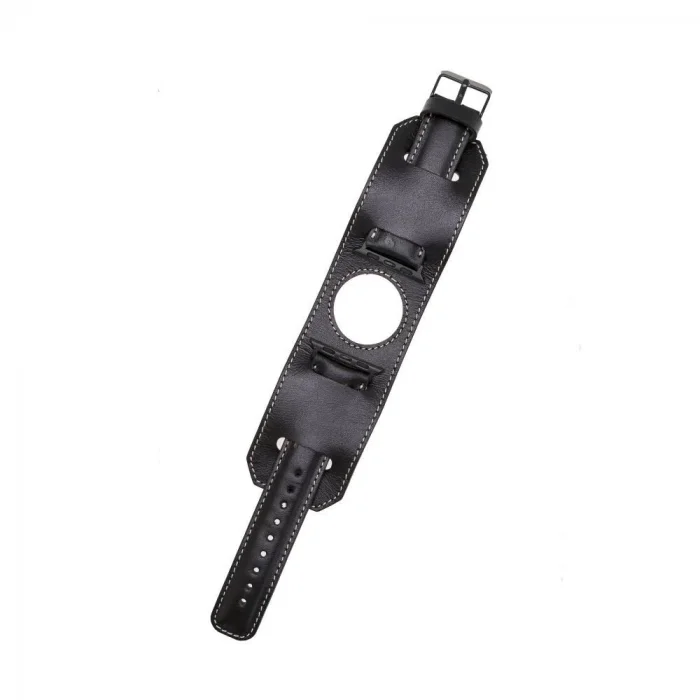  Apple Watch Uyumlu Deri Kordon 42-44-45mm Cuff RST1