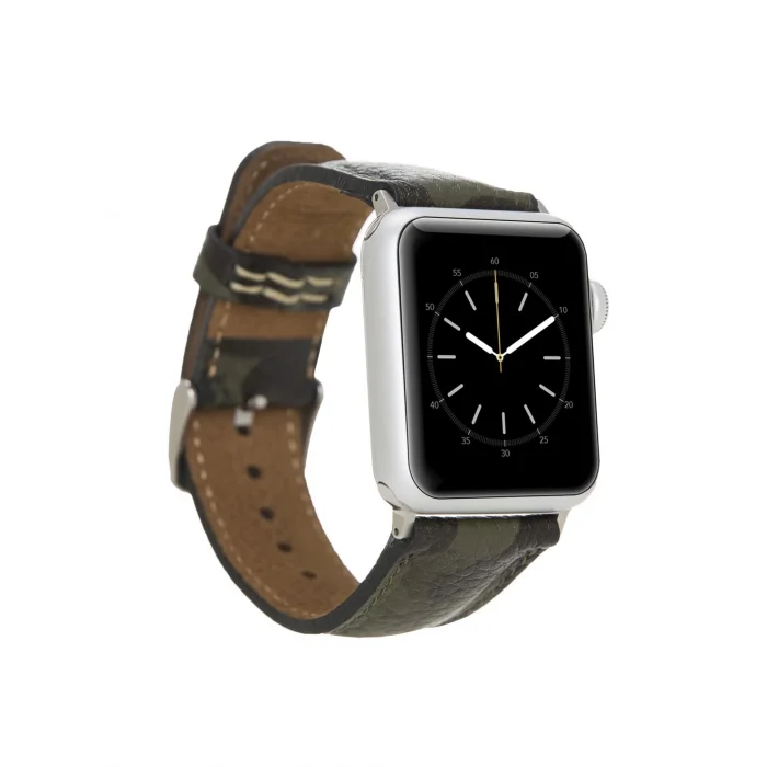  Apple Watch Uyumlu Deri Kordon 42-44-45mm KF04N