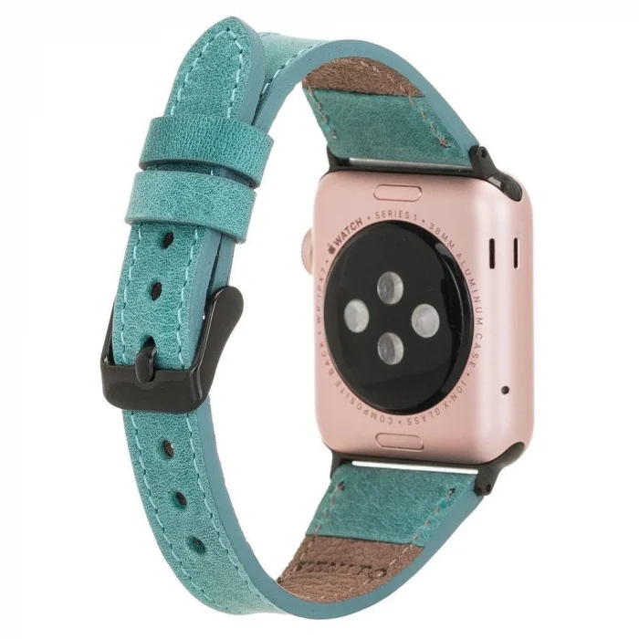  Apple Watch Uyumlu Deri Kordon 42-44-45mm Slim CZ12