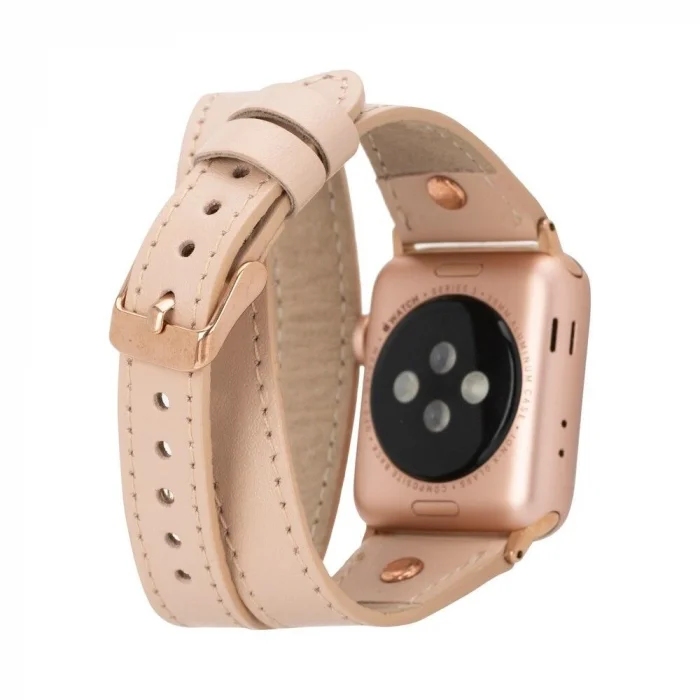 BUĞZ Apple Watch Uyumlu Deri Kordon 42-44-45mm Slim DT RT NU1