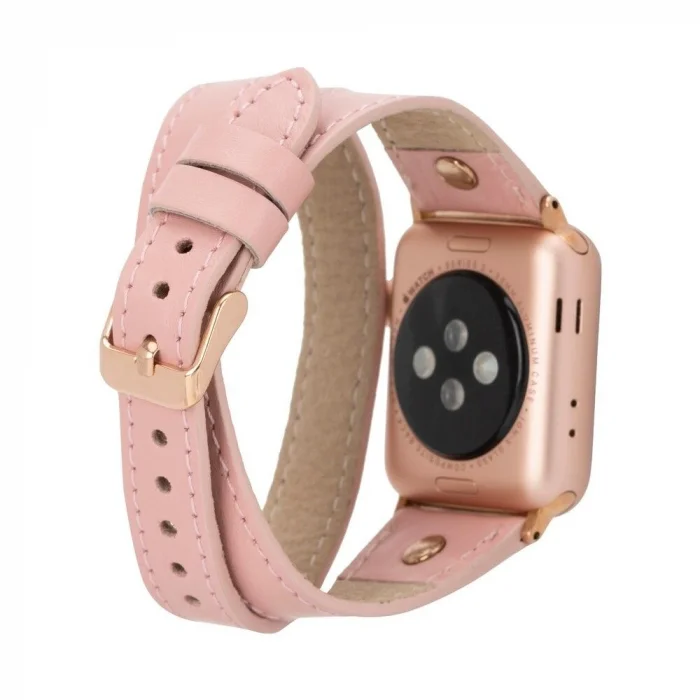 BUĞZ Apple Watch Uyumlu Deri Kordon 42-44-45mm Slim DTRG NU2