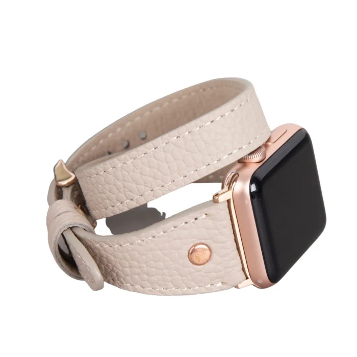 BUĞZ Apple Watch Uyumlu Deri Kordon 42-44-45mm Slim DTRT ERC3