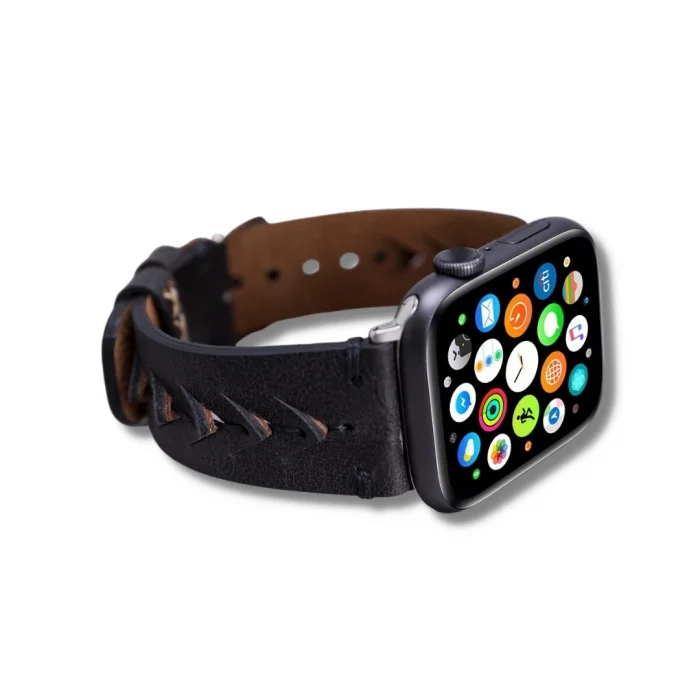 BUĞZ Apple Watch Uyumlu Deri Kordon 42-44-45mm TN1 Boras
