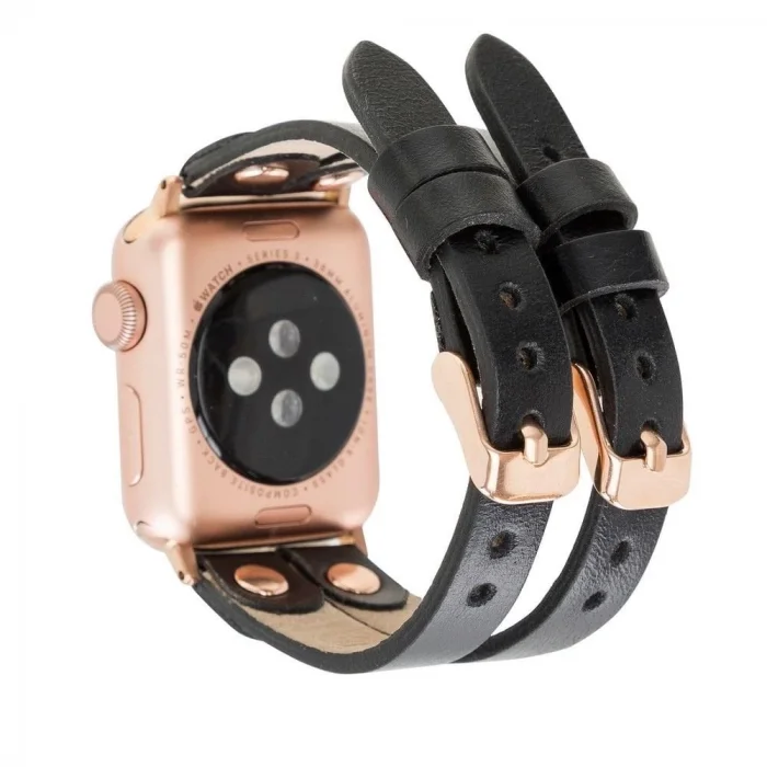  Apple Watch Uyumlu Deri Kordon Ely Double Tour RST1