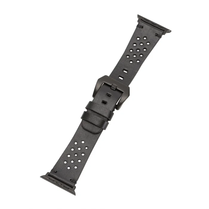 BUĞZ Apple Watch Uyumlu Deri Kordon Vigo 42-44-45mm RST1