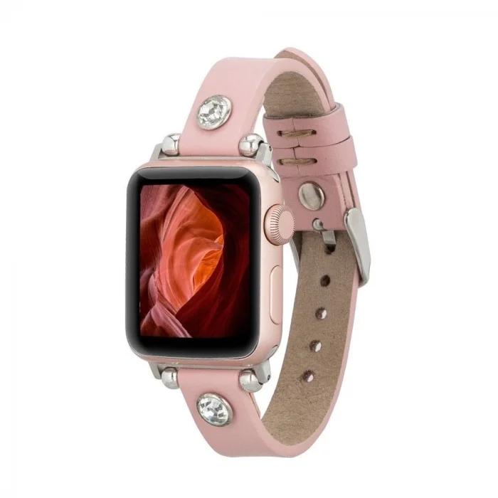  Apple Watch Uyumlu Deri Kordon Visby 38-40-41mm NU2